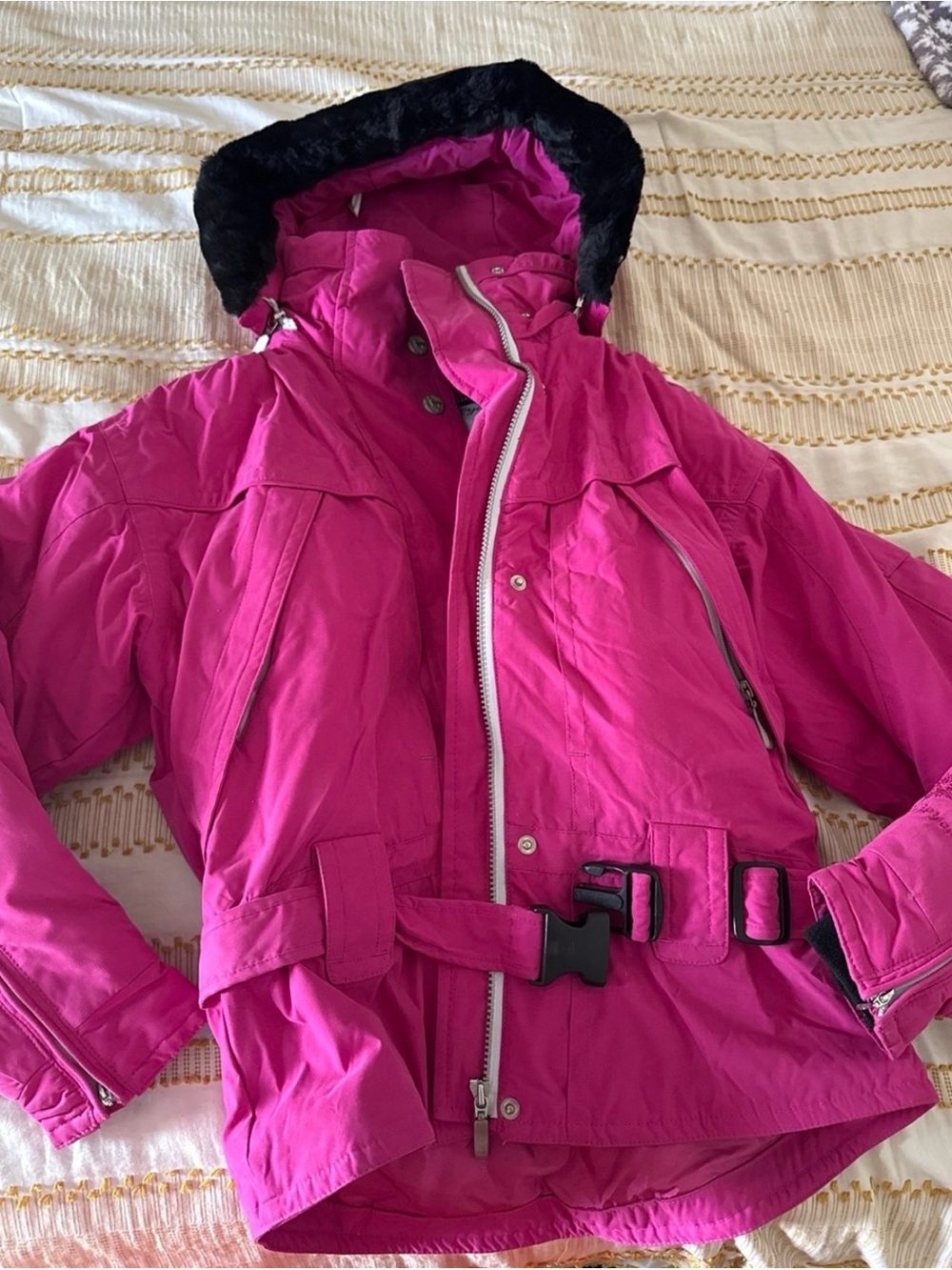 Northern lights, puffer jacket